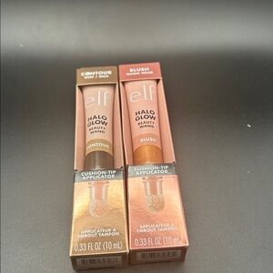 e.l.f. Halo Glow Beauty Wand Blush & Contour - Mauve Pink & Warm Brown